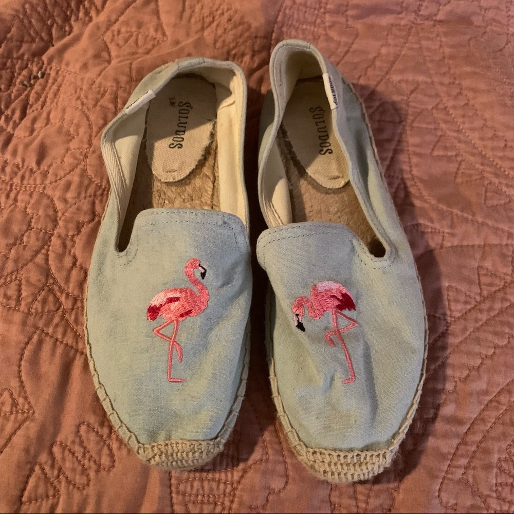Soludos flamingo espadrille